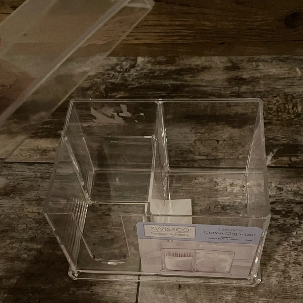 Clear Cotton Organizer